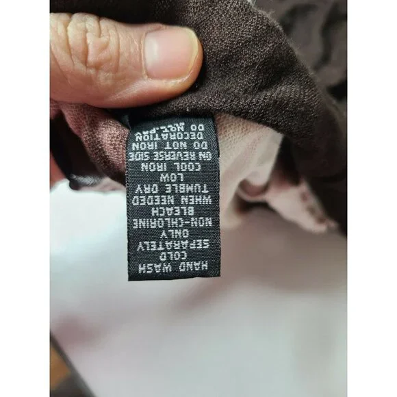 Inc International Concepts WoTie Dye Sequined Infinity Scarf Wrap Brown One Size - Picture 5 of 5